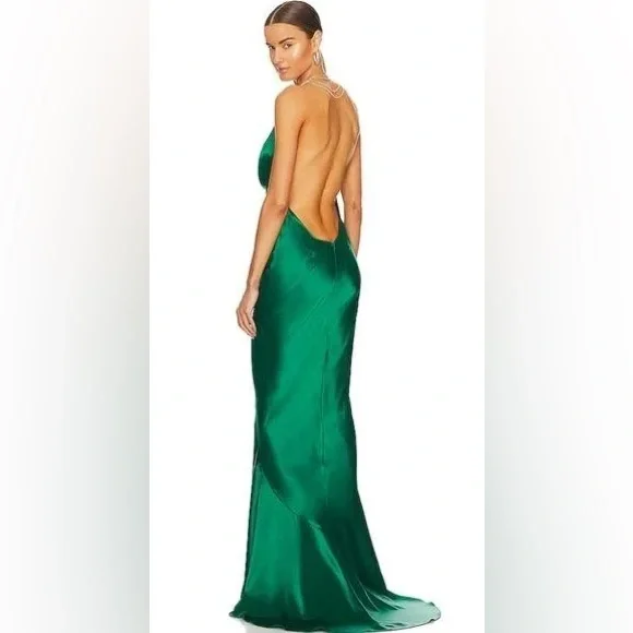 Retrofete Emerald Backless Dress - Picture 2 of 3